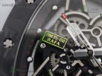 RM035-02 KVF Best Edition Skeleton Dial Red on Blue Leather Strap MIYOTA8215 V3 - Image 4
