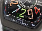 Vanguard V45 DLC ABF 1:1 Best Edition Black Textured Dial on Black Rubber Strap MIYOTA 9015 - Image 5