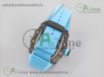 RM035-02 KVF Best Edition Skeleton Dial Blue on Blue Rubber Strap MIYOTA8215 V3 - Image 9