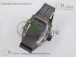 RM035-02 KVF Best Edition Skeleton Dial Black on Black Rubber Strap MIYOTA8215 V3 - Image 9