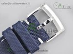 Speedmaster SS Blue Snoopy OSF 1:1 Best Edition White Dial on Blue Leather Strap Manual Winding Chrono Movement - Image 9