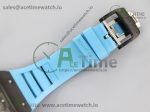 RM035-02 KVF Best Edition Skeleton Dial Blue on Blue Rubber Strap MIYOTA8215 V3 - Image 11