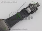 Vanguard V45 DLC ABF 1:1 Best Edition Black Textured Dial on Black Rubber Strap MIYOTA 9015 - Image 12