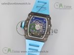 RM035-02 KVF Best Edition Skeleton Dial Blue on Blue Rubber Strap MIYOTA8215 V3 - Image 17