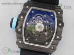 RM035-02 KVF Best Edition Skeleton Dial Red on Blue Leather Strap MIYOTA8215 V3 - Image 15
