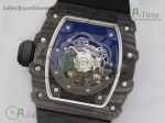 RM035-02 KVF Best Edition Skeleton Dial Black on Black Rubber Strap MIYOTA8215 V3 - Image 18