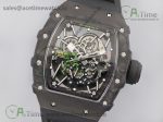 RM035-02 KVF Best Edition Skeleton Dial Black on Black Rubber Strap MIYOTA8215 V3 - Image 2