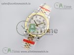DateJust 31 Ladies 278273 TWF Gold Wrapped 904L Steel White Dial Diamonds Markers on Jubilee Bracelet