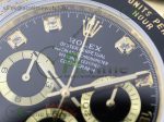 Daytona 116518 EWF 1:1 Best Edition Black Dial Diamonds Markers on Black Leather Strap(Free XS Strap) - Image 3