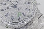 Nautilus Jumbo 5711 SS TWF Full Paved Diamonds Dial Case and Bracelet A324 - Image 5