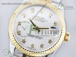 DateJust 31 Ladies 278273 TWF Gold Wrapped 904L Steel White Dial Diamonds Markers on Jubilee Bracelet - Image 2