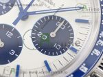 Speedmaster SS Blue Snoopy OSF 1:1 Best Edition White Dial on Blue Leather Strap Manual Winding Chrono Movement - Image 4