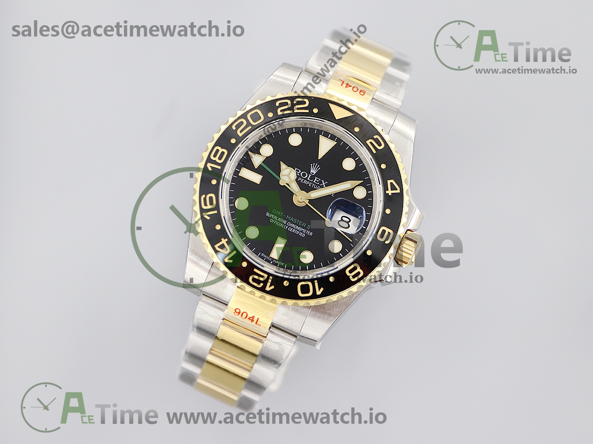 1 GMT-Master II 116713 Two Tone SS/YG 904L Steel ARF 1:1 Best Edition SH3186 CHS - Image 1