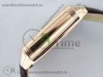 Reverso Tribute 49x29mm Two Face MGF 18K Gold Best Edition 1:1 Brown Leather Strap 854A/2 movement - Image 7