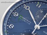 Portuguese Chrono IW371491 ZF 1:1 Best Edition Blue Dial on Black Leather Strap A7750 (Same Thickness as Genuine) - Image 6