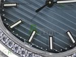 Nautilus 5711/1A 3KF 1:1 Best Edition Blue Dial Diamonds Bezel on SS Bracelet 324CS (Free box) - Image 7
