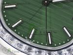 Nautilus 5711/1A PPF 1:1 Best Edition Green Dial Diamonds Bezel on SS Bracelet 324CS (Free box) V4 - Image 7