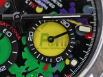 Daytona DIW Carbon JHF Best Edition Black Colorful Dial on Black Leather Strap A4130 - Image 5