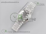 DateJust 31 Ladies 278274 EWF Best Edition 904L Steel Gray Dial Diamonds Markers on Jubilee Bracelet - Image 8