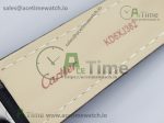 Ronde Solo de Cartier 42mm ZF 1:1 Best Edition White Dial on Black Leather Strap MIYOTA 9015 - Image 10