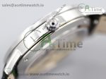 Rendez-Vous Night & Day SS Polished Bezel ZF 1:1 Best Edition White Textured Dial on Blue Leather Strap A898 - Image 6