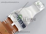 Black Bay 41 LF 1:1 Best Edition Blue Dial on Brown Leather Strap A2824 - Image 9