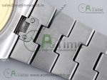 Overseas Ultra-Thin 5500V V8F 42.5MM Best Edition White Dial on SS Bracelet A5200 AAA Replica - Image 9