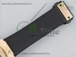 Big Bang 44mm V6F Black Dial Rose Gold Bezel on Black Rubber Strap HUB4104 A7750 - Image 9