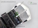 Calatrava 5227 SS 3KF 1:1 Best Edition Off-White Dial Black Leather Strap A324 Super Clone V2 - Image 8
