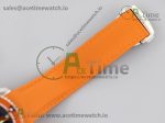 Planet Ocean Professional Orange Bezel 45mm 1:1 OMF Best Edition on Rubber Strap A8500 (Black Balance Wheel) - Image 9