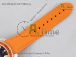 Planet Ocean Professional Orange Bezel 45mm 1:1 OMF Best Edition on Rubber Strap A8500 (Black Balance Wheel) - Image 10