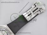 Big Bang Sang Bleu II Chrono SS HRF Best Edition White Dial on Black Gummy Strap A7750 - Image 11