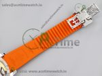Aquanaut 5968 SS OMF Best Edition Gray Dial on Orange Rubber Strap A520 - Image 10