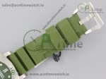 PAM1055 Luminor Submersible 42mm Verde Militare VSF 1:1 Best Edition on Green Rubber Strap P.900 Clone - Image 11