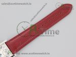 Tank Must 25.5mm K11F SS White Dial on Red Leather Strap Ronda Quartz - Image 9