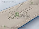Calatrava 6007A SS 3KF 1:1 Best Edition Blue Dial on Blue Leather Strap A324 Super Clone V2 - Image 13