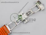 Aquanaut 5968 SS OMF Best Edition Gray Dial on Orange Rubber Strap A520 - Image 12