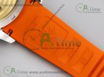 Aquanaut 5968 SS OMF Best Edition Gray Dial on Orange Rubber Strap A520 - Image 13