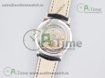 Master Ultra Thin Date 1238420 ZF 1:1 Best Edition White Dial on Black Leather Strap A899/1 - Image 16