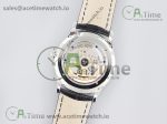 Master Ultra Thin Date 1238420 ZF 1:1 Best Edition White Dial on Black Leather Strap A899/1 - Image 17