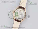 Cellini 50515 RG EWF 1:1 Best Edition Black Dial on Brown Leather Strap SA3165 - Image 14