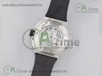 Big Bang Sang Bleu II Chrono SS HRF Best Edition White Dial on Black Gummy Strap A7750 - Image 16