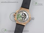 Big Bang 44mm V6F Black Dial Rose Gold Bezel on Black Rubber Strap HUB4104 A7750 - Image 16