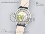 Calatrava 5524G Pilot Travel Time GRF Blue Dial on Black Leather Strap MIYOTA 9015 - Image 18