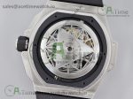 Big Bang Sang Bleu II Chrono SS HRF Best Edition White Dial on Black Gummy Strap A7750 - Image 17
