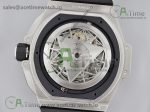 Big Bang Sang Bleu II Chrono SS HRF Best Edition White Dial on Black Gummy Strap A7750 - Image 18