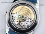 Calatrava 6007A SS 3KF 1:1 Best Edition Blue Dial on Blue Leather Strap A324 Super Clone V2 - Image 18