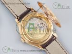 Calatrava 5227R SS 3KF 1:1 Best Edition White Dial on Brown Leather Strap A324 Super Clone V2 - Image 16