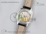Calatrava 5227 SS 3KF 1:1 Best Edition Black Dial on Black Leather Strap A324 Super Clone V2 - Image 16