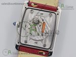 Tank Must 25.5mm K11F SS White Dial on Red Leather Strap Ronda Quartz - Image 15